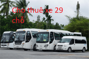 bảng giá thuê xe 29 chỗ